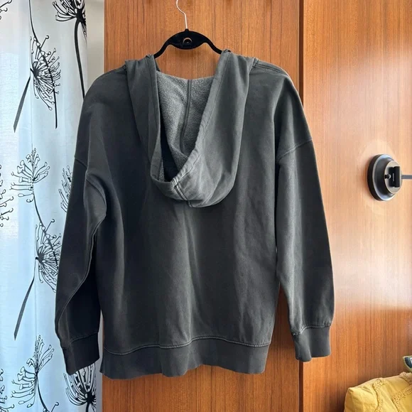 NWT FarWest Charcoal Grey Specialty Dye Pullover Hoodie Size L - Picture 2 of 6